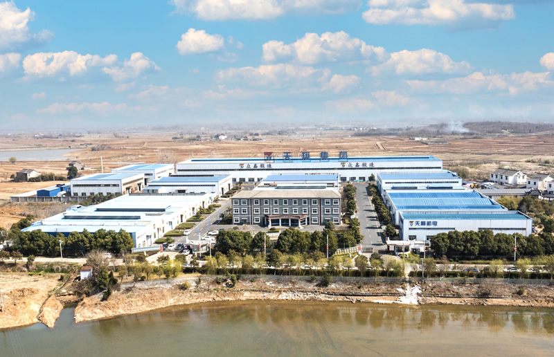 Aerial photography of the factory